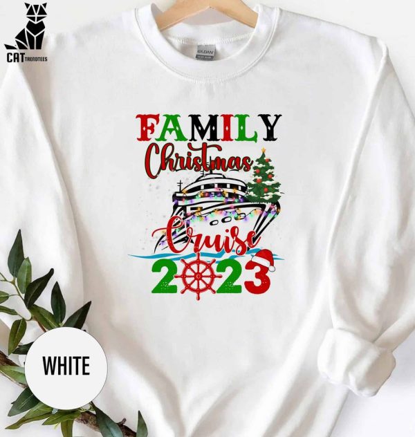 2023 Festive Family Cruise Xmas Tee by Vacation Unisex T-Shirt