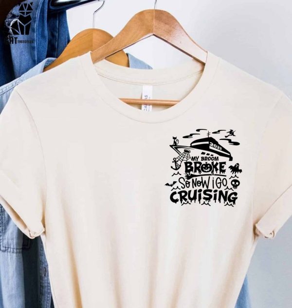 2023 Minimalist Halloween Cruise Tee – Broke Broom Unisex T-Shirt